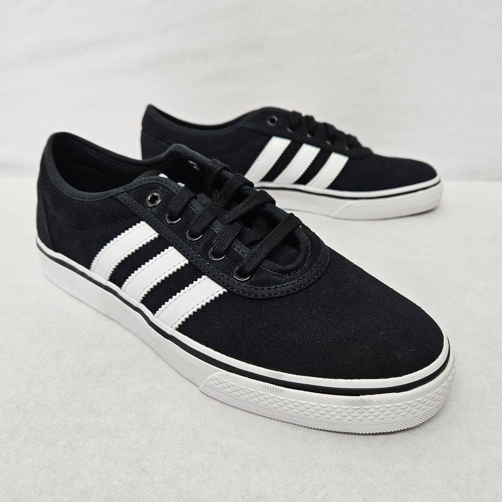 Adidas Adi Ease Skateboarding Shoes HQ6432 Core Black Cloud White Men's Size 8.5